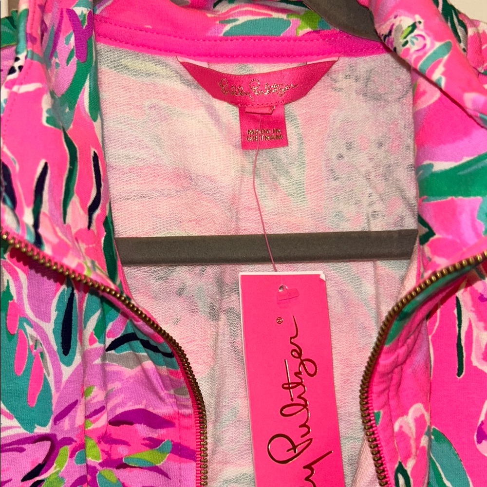 Lilly Pulitzer Floral Pink Jacket - Picture 2 of 2